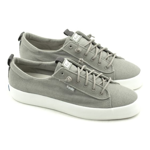 Keds Shoes - KEDS Kickback Canvas Casual Sneakers Women’s Classic Style Gray Size 7M nwot